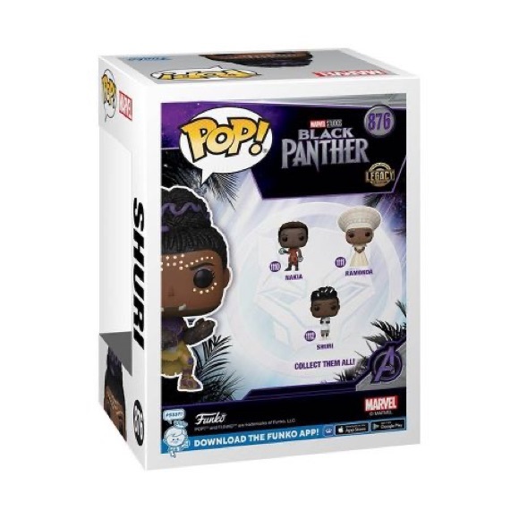 Funko POP! Marvel Collector's Box: Black Panther - Shuri - T-Shirt & Bobble-head - Picture 4 of 10